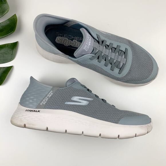 Skechers Other - Skechers Hands Free Slip Ins Go Walk Flex Grand Entry Sneakers Grey Men's 10